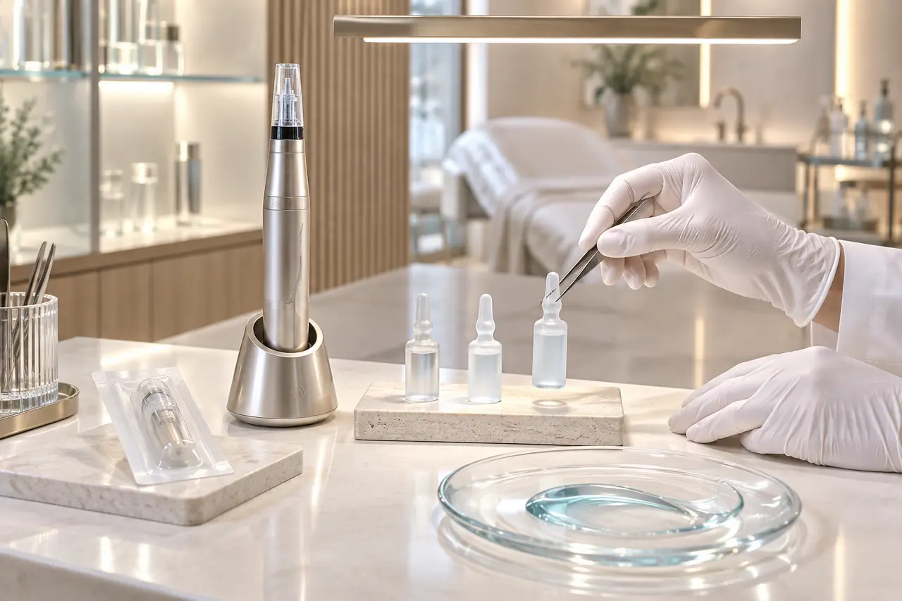Microneedling with Hyaluronic Acid (HA)